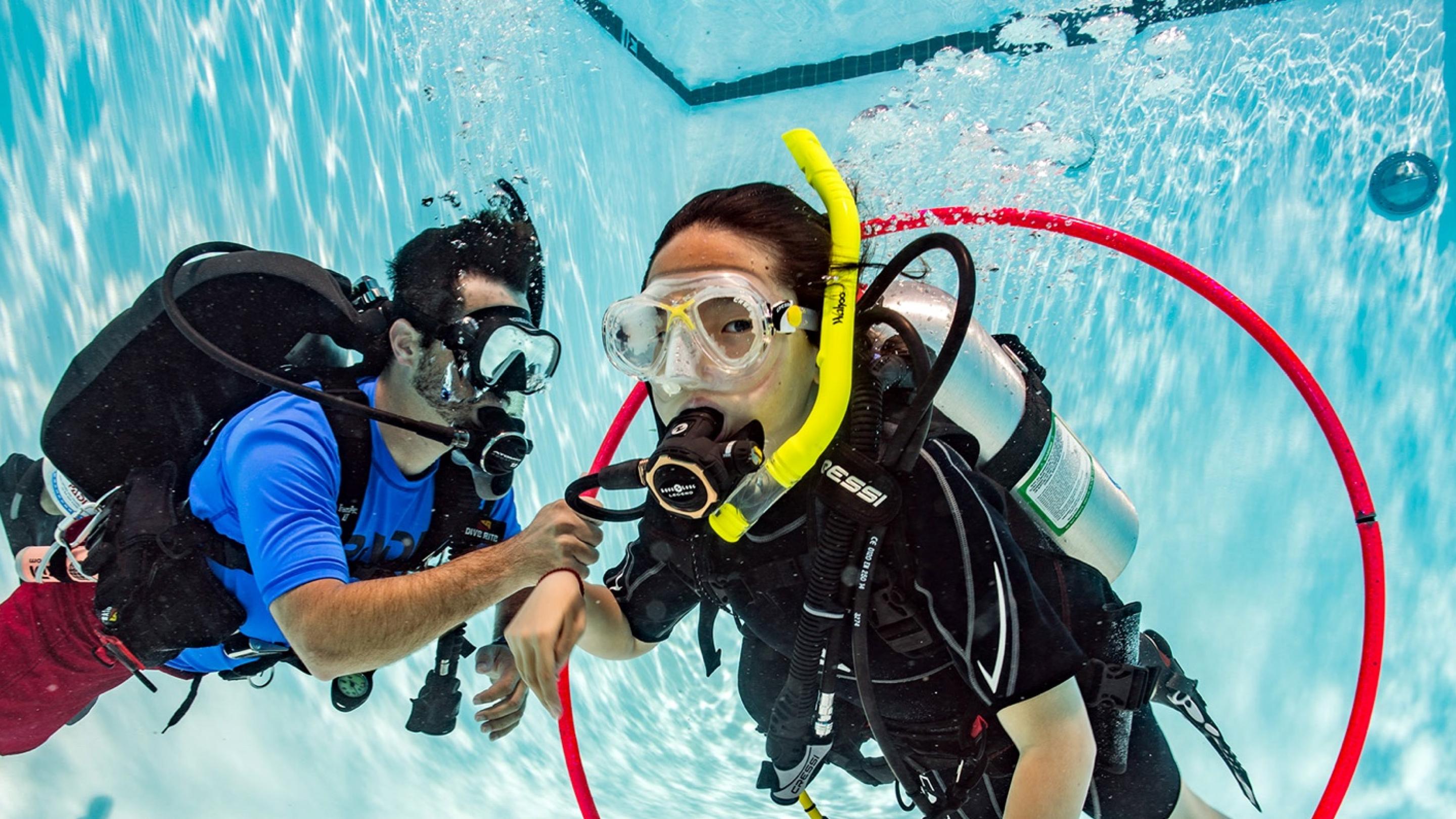 Läs mer om artikeln Workshop – Dykträning i pool